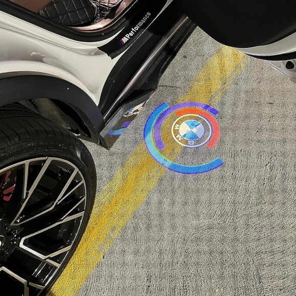 4 BMW 50th anniversary projector door lights - Picture 6 of 8